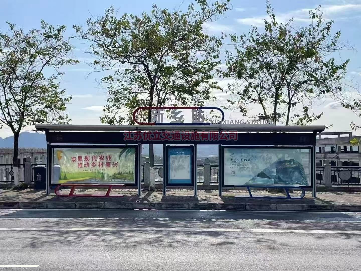 内蒙古山东候车亭第二批安装案列